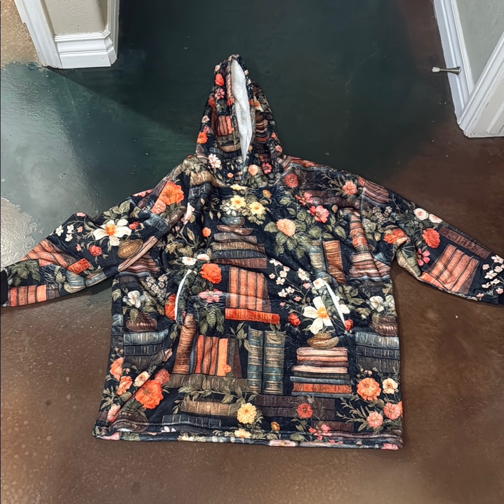 Bookish Hoodie Blanket